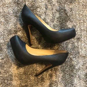 Jessica Simpson black stilettos